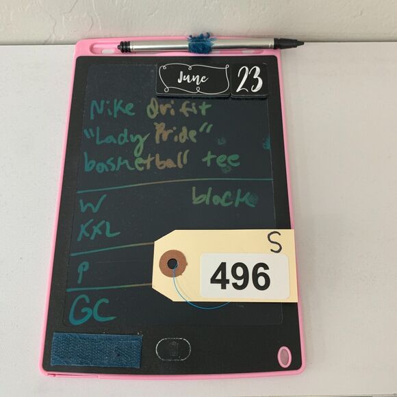 Nike Lady Pride Basketball T Shirt Womens XXL 2XL Black Long Sleeve Crew Dri Fit - Picture 10 of 11